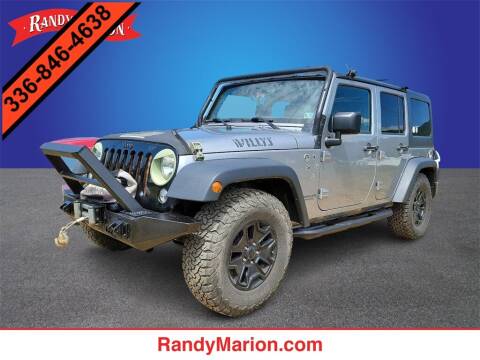 2017 Jeep Wrangler Unlimited for sale at Randy Marion Chevrolet Buick GMC of West Jefferson in West Jefferson NC