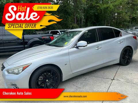 2014 Infiniti Q50 for sale at Cherokee Auto Sales in Acworth GA