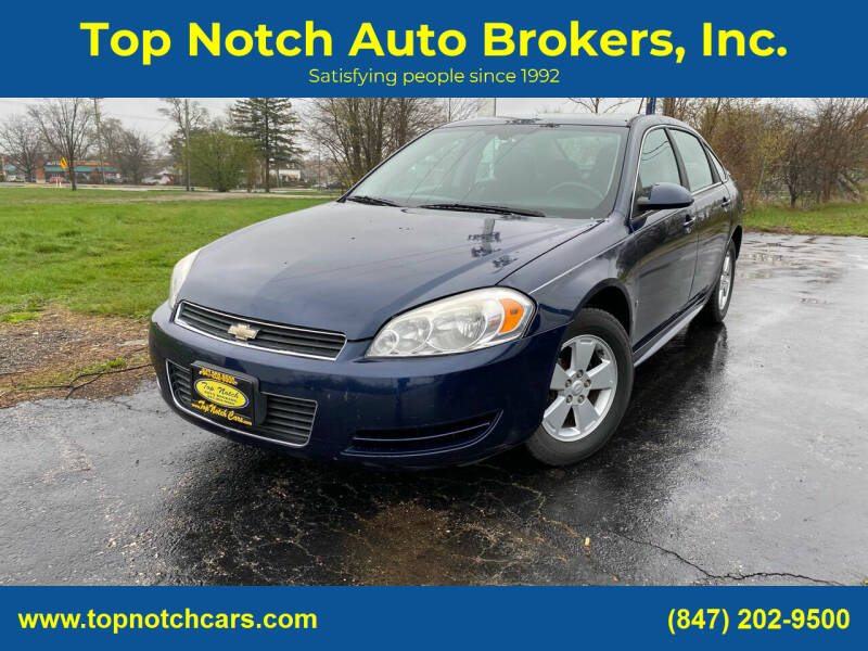2009 Chevrolet Impala for sale at Top Notch Auto Brokers, Inc. in Palatine IL