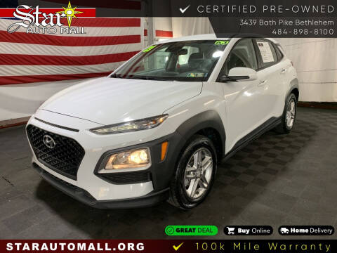 2021 Hyundai Kona for sale at STAR AUTO MALL 512 in Bethlehem PA