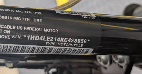 2019 Harley-Davidson Iron 883