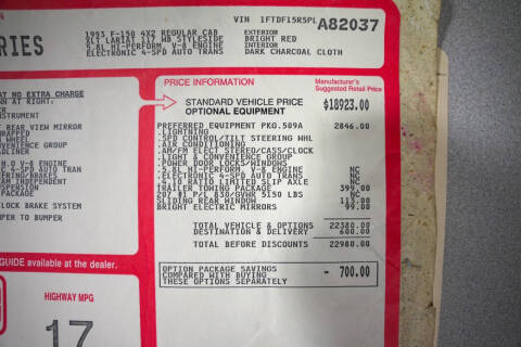 1993 Ford F-150 SVT Lightning