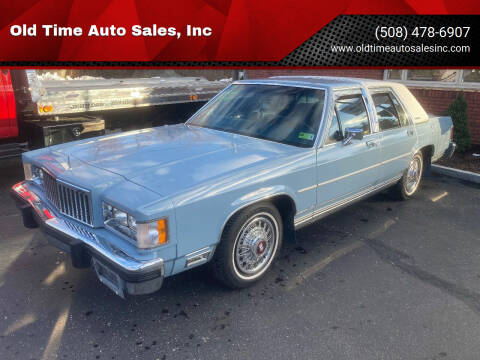 1986 Mercury Grand Marquis for sale at Old Time Auto Sales, Inc in Milford MA