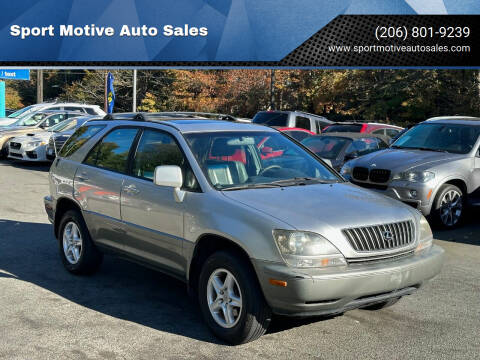 2000 Lexus RX 300 for sale at Sport Motive Auto Sales in Seattle WA