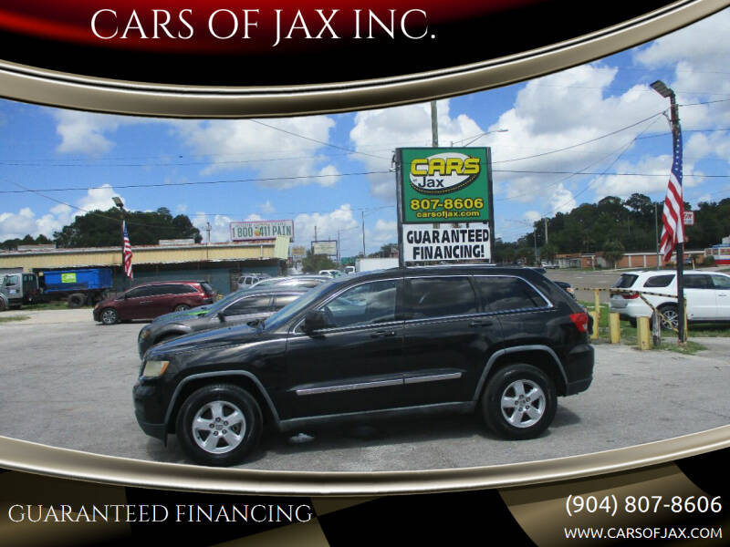 2012 Jeep Grand Cherokee for sale at CARS OF JAX INC. in Jacksonville FL