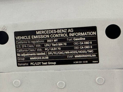 2021 Mercedes-Benz GLB GLB 250