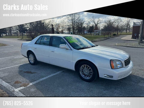 2005 Cadillac DeVille for sale at Clarks Auto Sales in Connersville IN