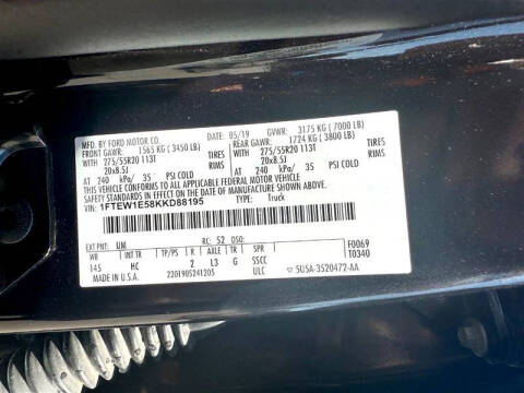 2019 Ford F-150 Lariat