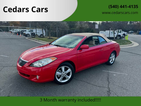 2006 Toyota Camry Solara for sale at Cedars Cars in Chantilly VA