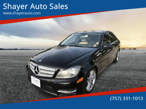 2013 Mercedes-Benz C-Class for sale at Shayer Auto Sales in Cape Charles VA