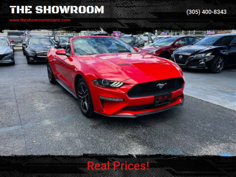 2022 Ford Mustang for sale at THE SHOWROOM in Miami FL