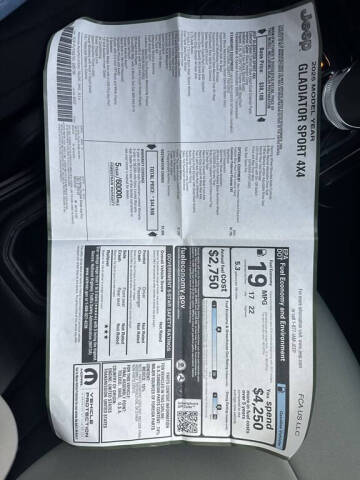 2025 Jeep Gladiator Sport