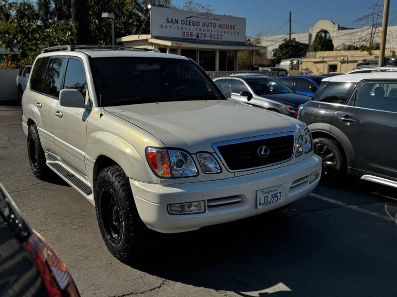 Used 2000 Lexus LX 470 with VIN JT6HT00W7Y0085291 for sale in San Diego, CA