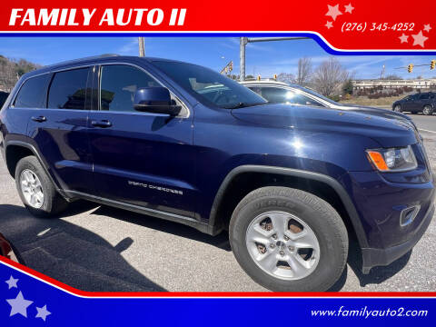 2015 Jeep Grand Cherokee for sale at FAMILY AUTO II in Pounding Mill VA