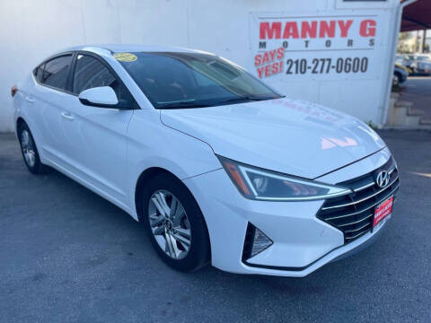 2020 Hyundai Elantra for sale at Manny G Motors in San Antonio TX