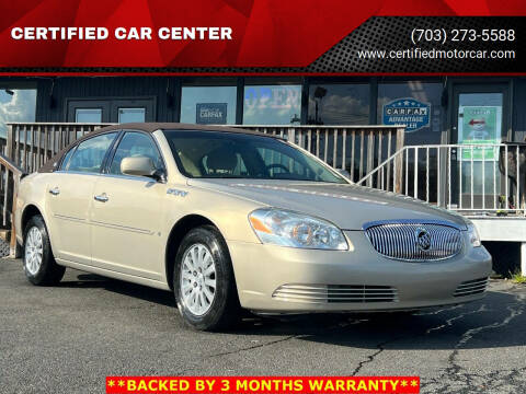 2008 Buick Lucerne for sale at CERTIFIED CAR CENTER in Fairfax VA