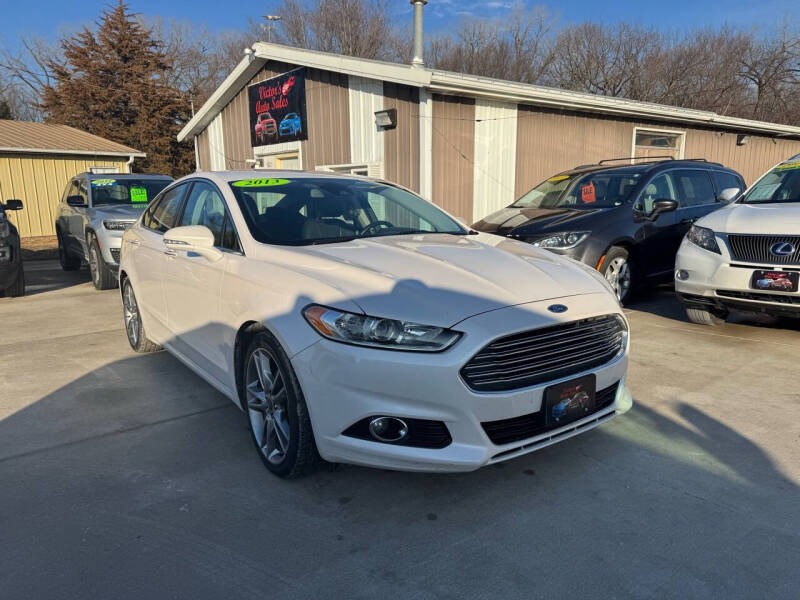 2013 Ford Fusion for sale at Victor's Auto Sales Inc. in Indianola IA