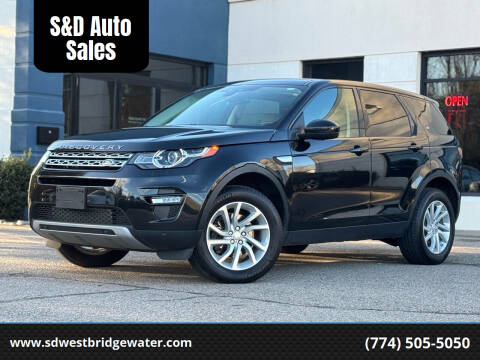 2016 Land Rover Discovery Sport for sale at S&D Auto Sales in West Bridgewater MA