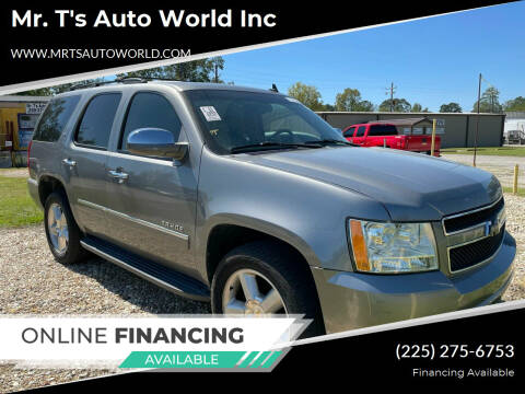 2009 Chevrolet Tahoe for sale at Mr. T's Auto World Inc in Baton Rouge LA