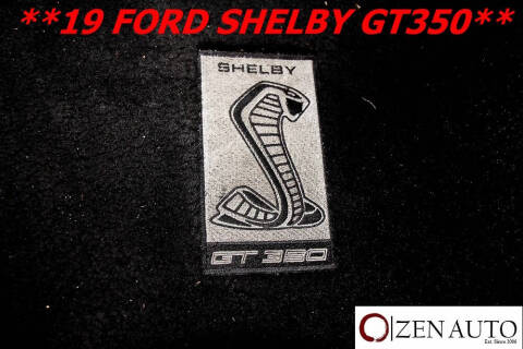 2019 Ford Mustang Shelby GT350