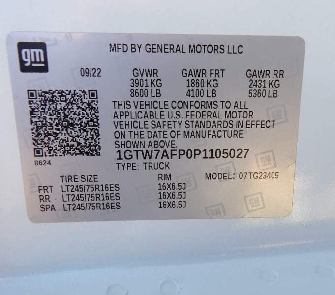 2023 GMC Savana 2500