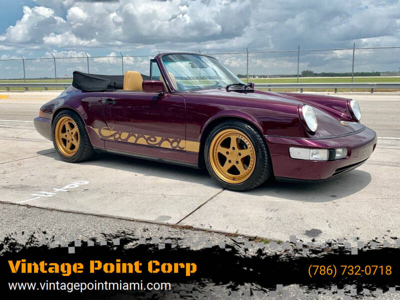 1991 Porsche 911 for sale at Vintage Point Corp in Miami FL