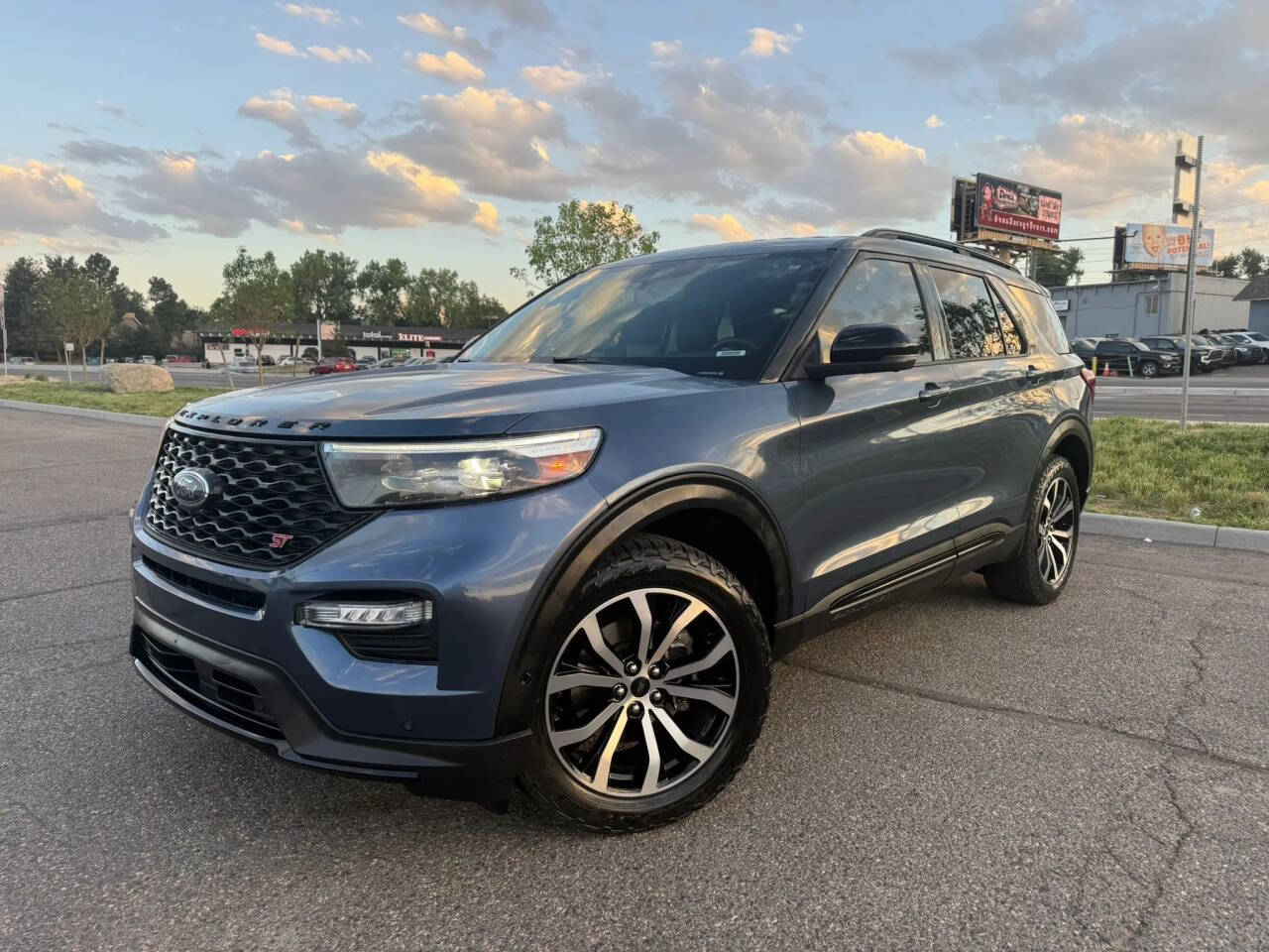 Blue 2020 Ford Explorer ST AWD ST 4dr SUV 1