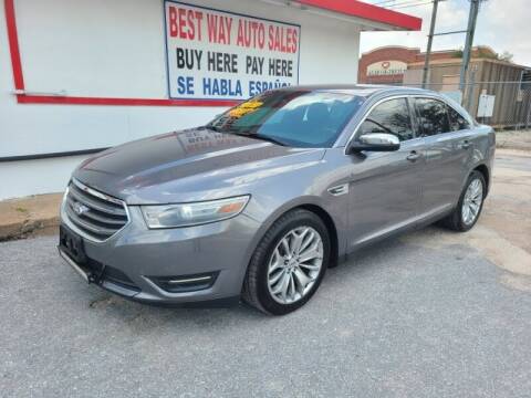 2013 Ford Taurus for sale at Best Way Auto Sales II in Houston TX
