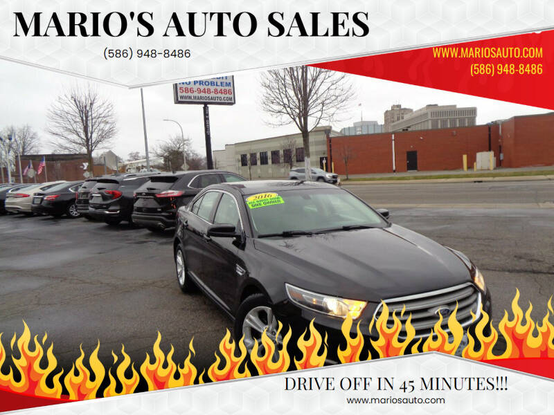 2016 Ford Taurus for sale at MARIO'S AUTO SALES in Mount Clemens MI