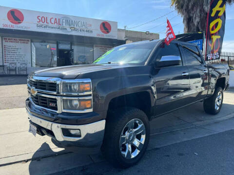2014 Chevrolet Silverado 1500 for sale at Sol Cal Financial Corp in Whittier CA