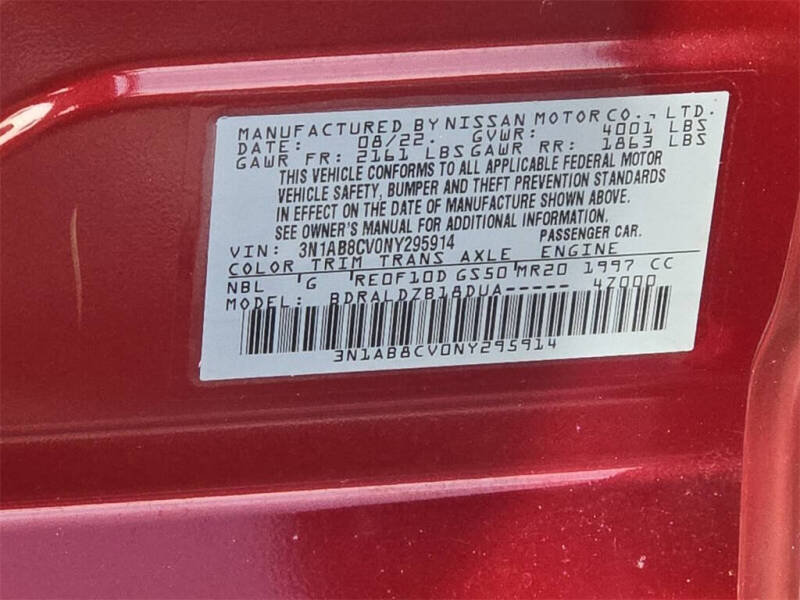 2022 Nissan Sentra SV