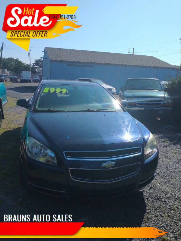 2009 Chevrolet Malibu for sale at BRAUNS AUTO SALES in Pottstown PA