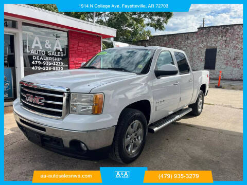 2013 GMC Sierra 1500 for sale at A & A Auto Sales in Fayetteville AR