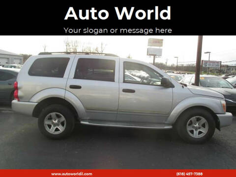 2005 Dodge Durango for sale at Auto World in Carbondale IL