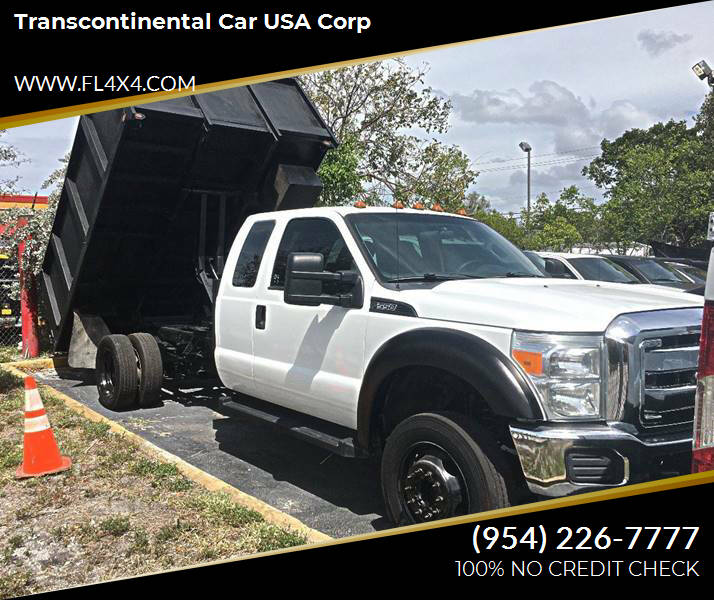 2012 Ford F-550 Super Duty for sale at Transcontinental Car USA Corp in Fort Lauderdale FL