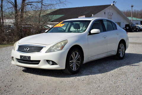 2011 Infiniti G25 Sedan for sale at Low Cost Cars in Circleville OH