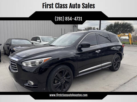 2015 Infiniti QX60 for sale at First Class Auto Sales in Sugar Land TX