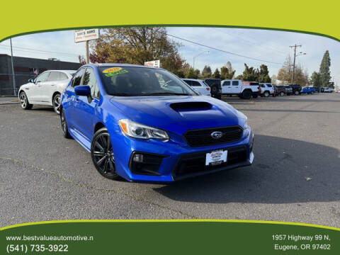 2020 Subaru WRX for sale at Best Value Automotive in Eugene OR