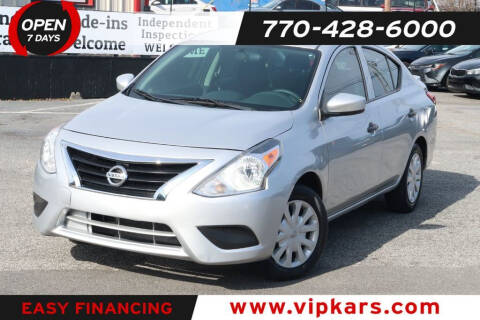2018 Nissan Versa for sale at VIP Kars/Smart Auto Finance in Marietta GA
