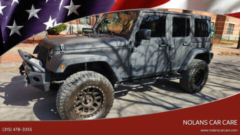 2015 Jeep Wrangler Unlimited for sale at Nolans Car Care in Syracuse NY