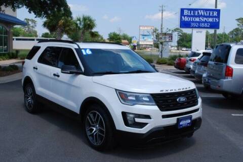 2016 Ford Explorer for sale at BlueWater MotorSports in Wilmington NC