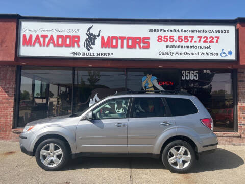 2010 Subaru Forester for sale at Matador Motors in Sacramento CA