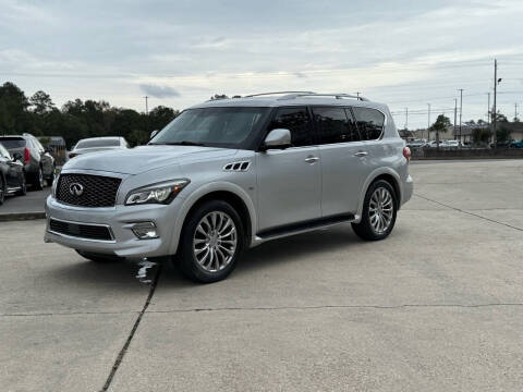 2016 Infiniti QX80 for sale at WHOLESALE AUTO GROUP in Mobile AL