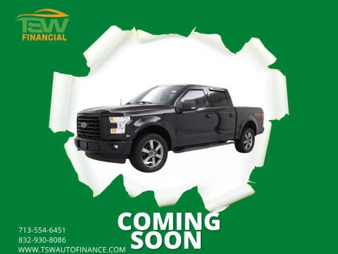 2017 Ford F-150 for sale at TSW Financial, LLC. in Houston TX