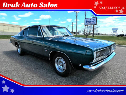 1968 Plymouth Barracuda for sale at Druk Auto Sales in Ramsey MN