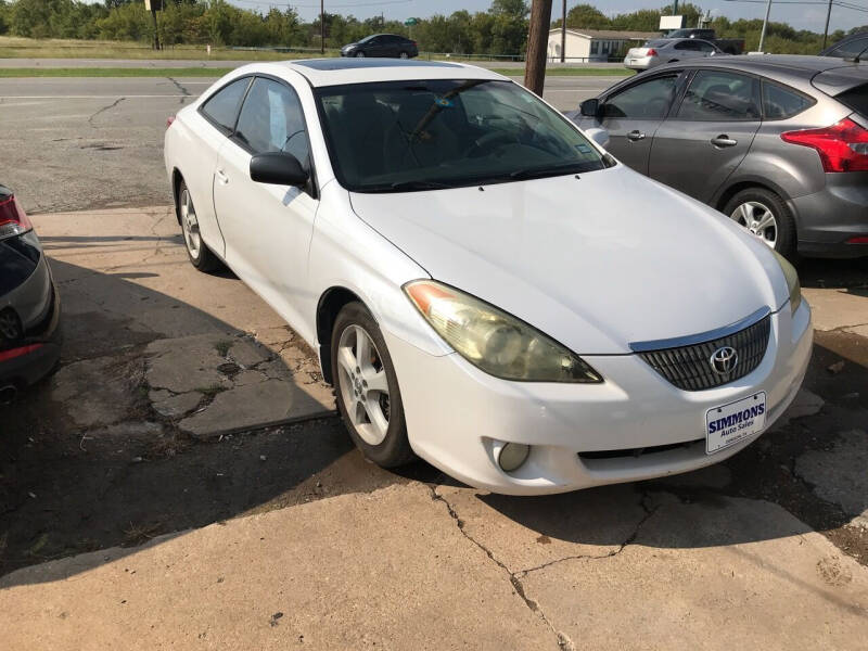 2004 Toyota Camry Solara for sale at Simmons Auto Sales in Denison TX