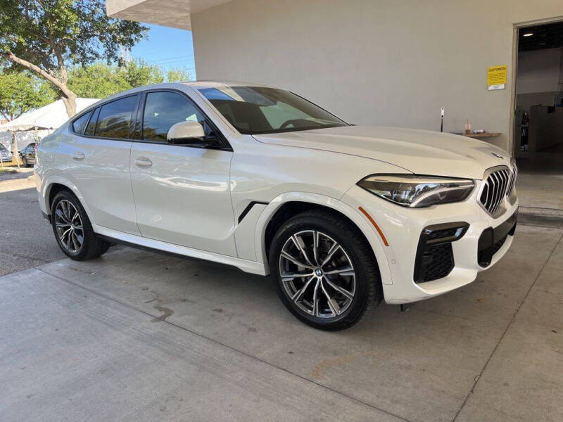 Used 2022 BMW X6 40i with VIN 5UXCY6C08N9M91438 for sale in Davie, FL