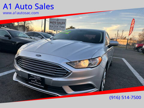 2017 Ford Fusion Hybrid for sale at A1 Auto Sales in Sacramento CA