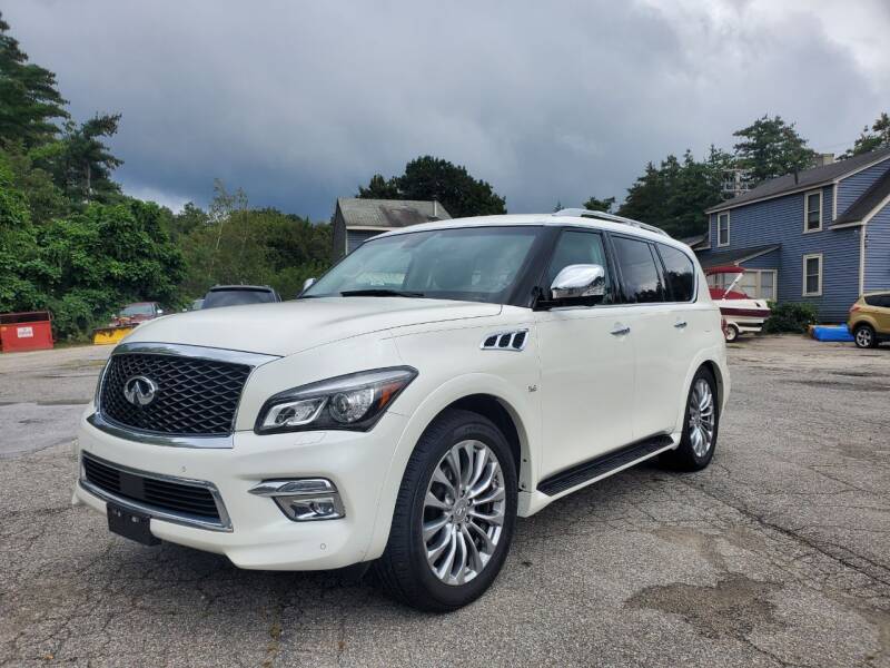 2015 Infiniti QX80 for sale at Manchester Motorsports in Goffstown NH