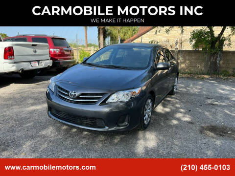 2013 Toyota Corolla for sale at CARMOBILE MOTORS INC in San Antonio TX
